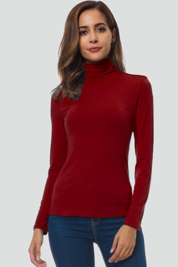 Gabriella Slim Fit Knit Turtleneck_2