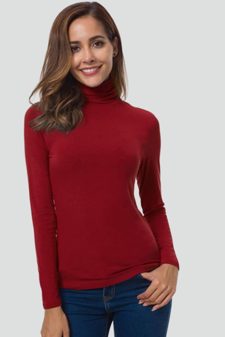 Gabriella Slim Fit Knit Turtleneck_5