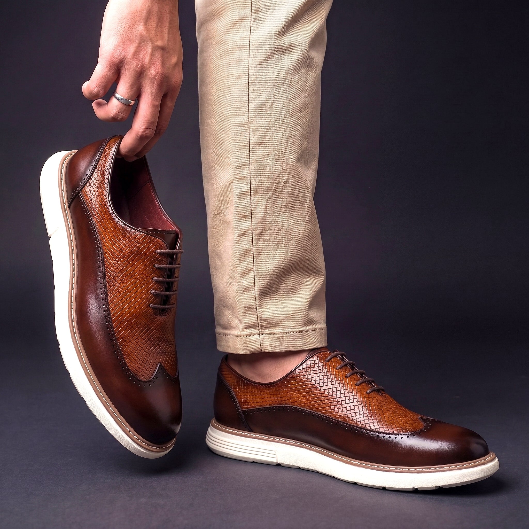 Elton Wingtip Brogue Oxford Shoes_3