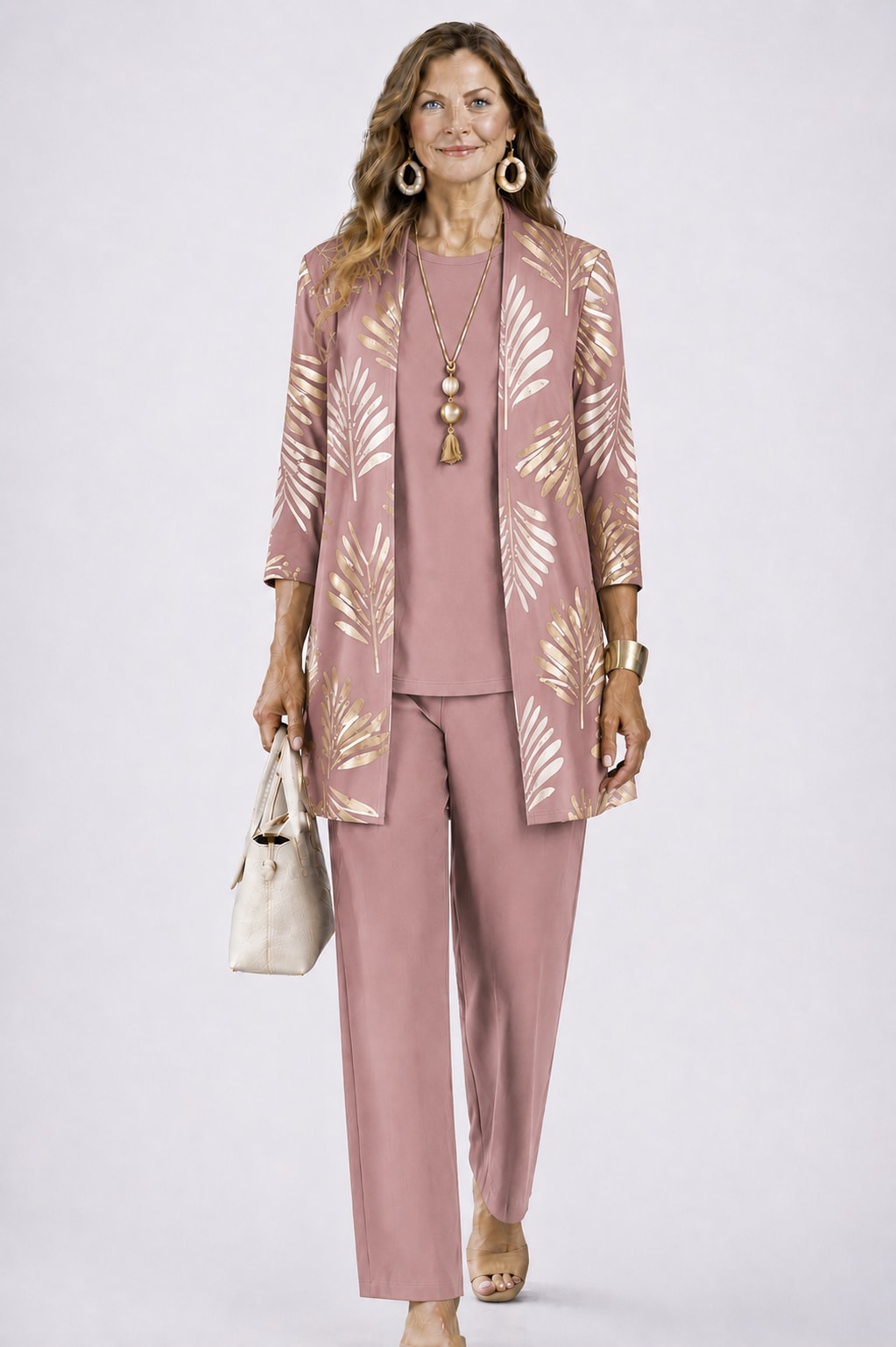 Emilia Printed Three Piece Pant Suit_19