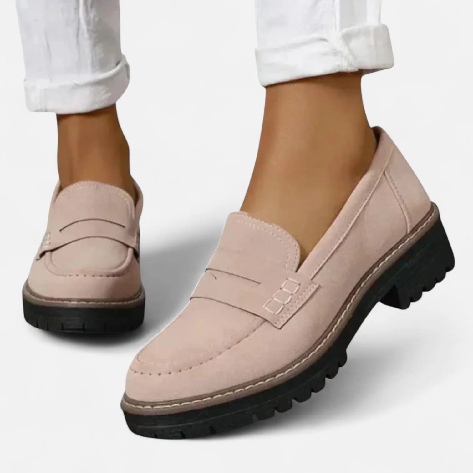 Jutta Chunky Sole Penny Loafers_2