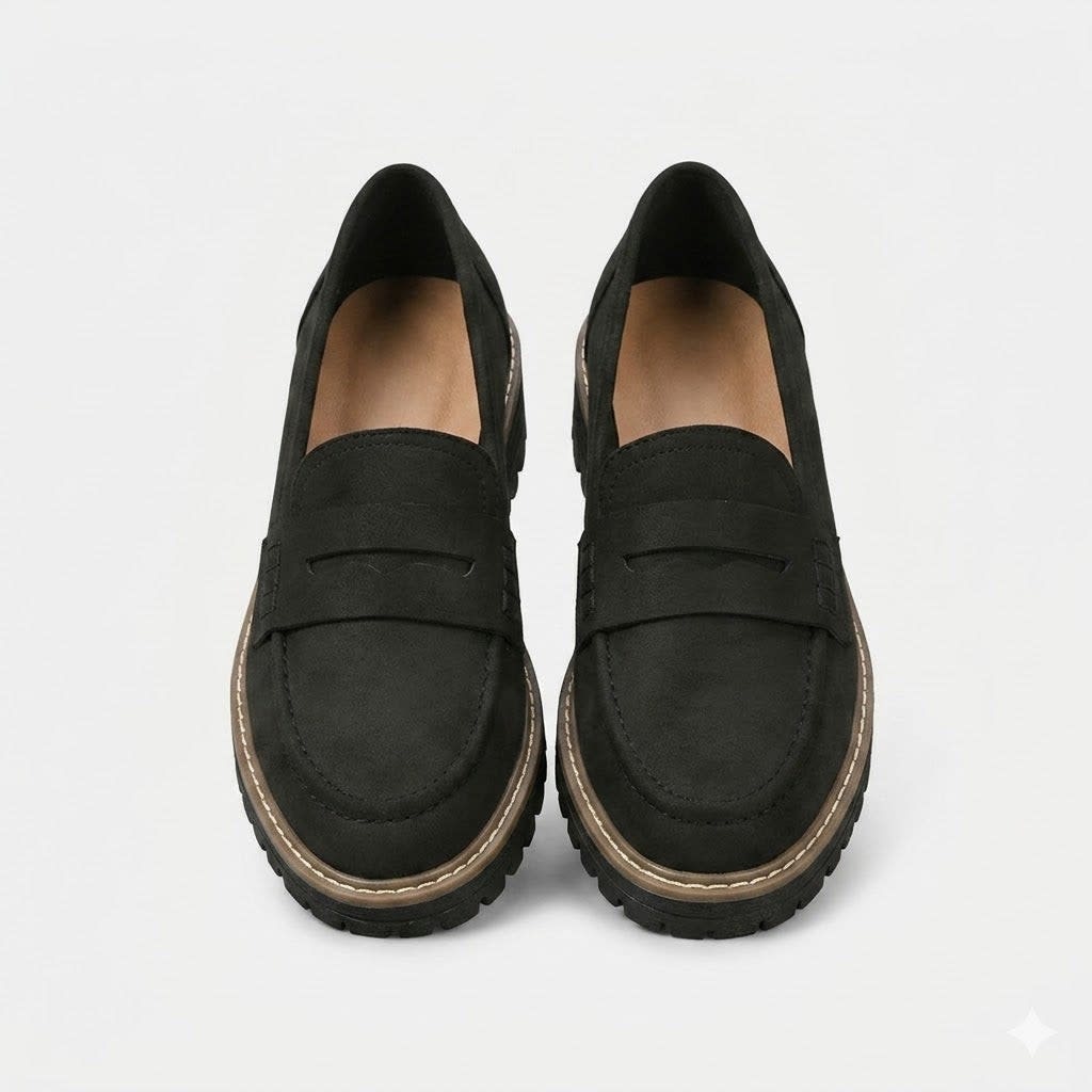 Jutta Chunky Sole Penny Loafers_8