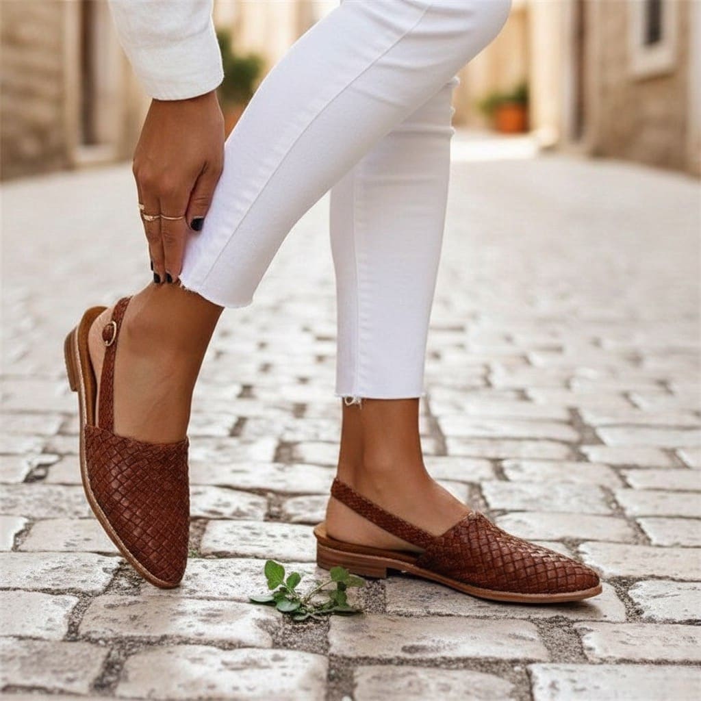 Helle Woven Slingback Flats_5