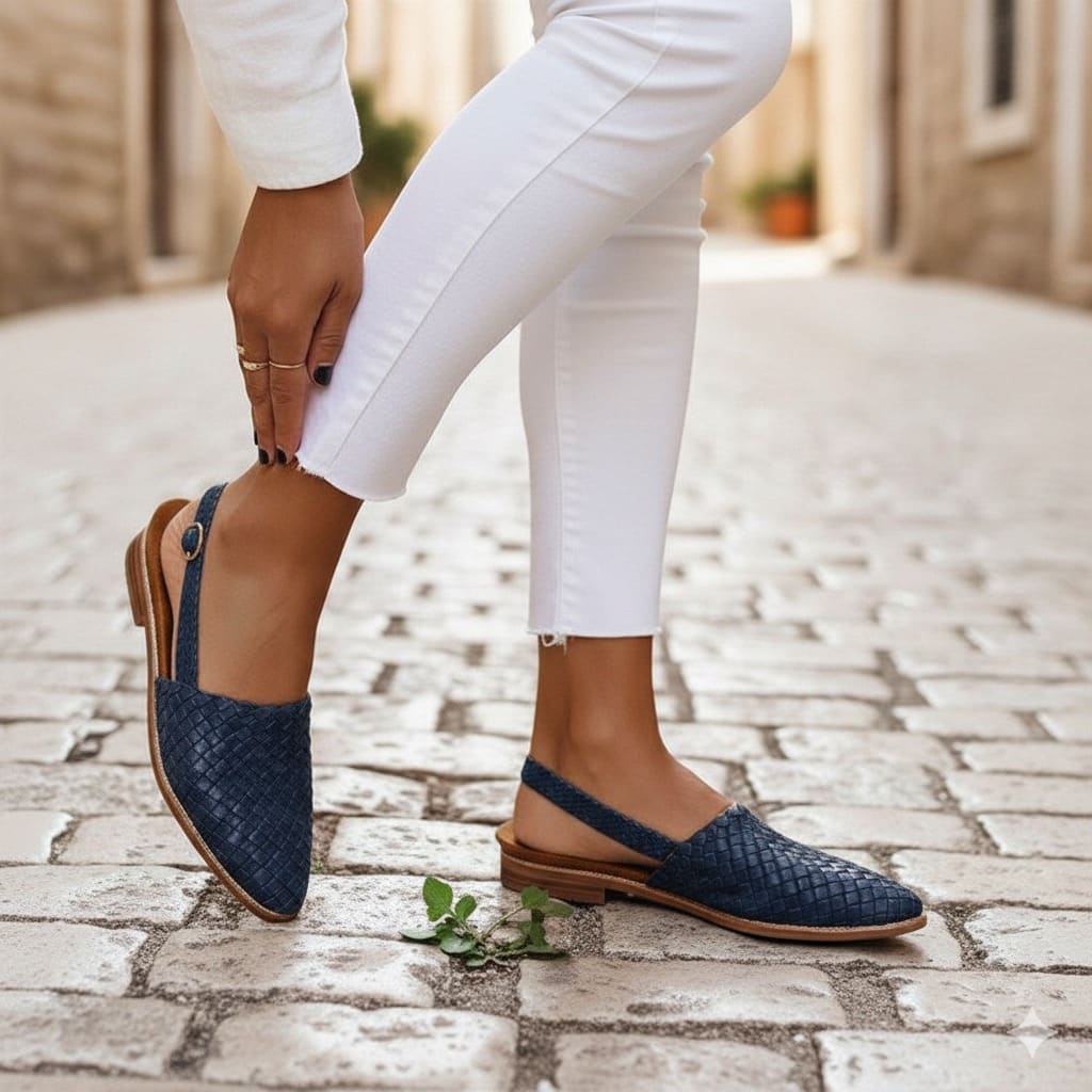 Helle Woven Slingback Flats_7