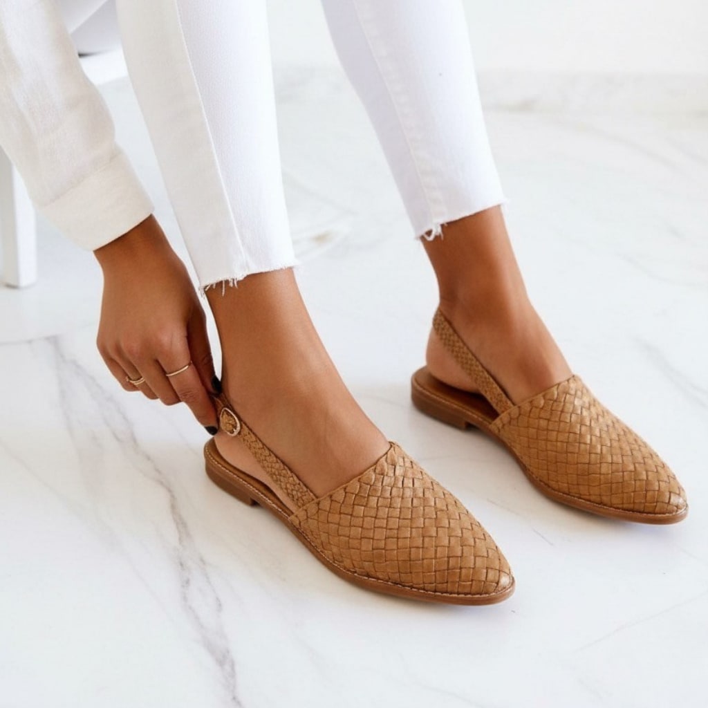 Helle Woven Slingback Flats_8