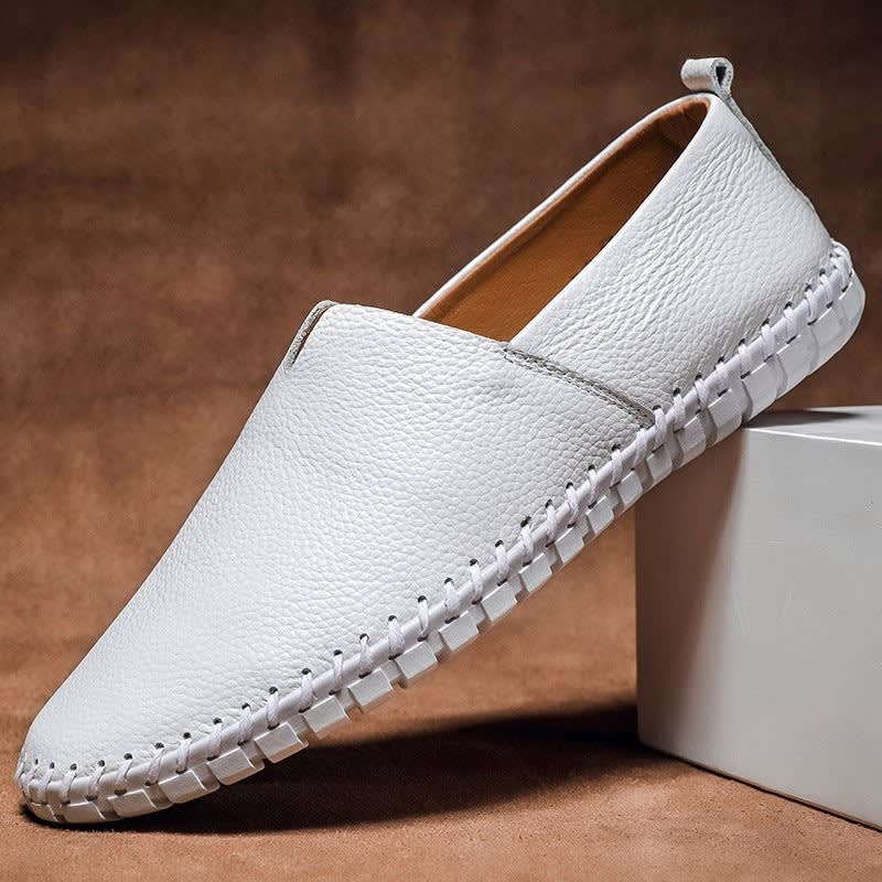 Abraham Genuine Leather Slip On Loafers_1