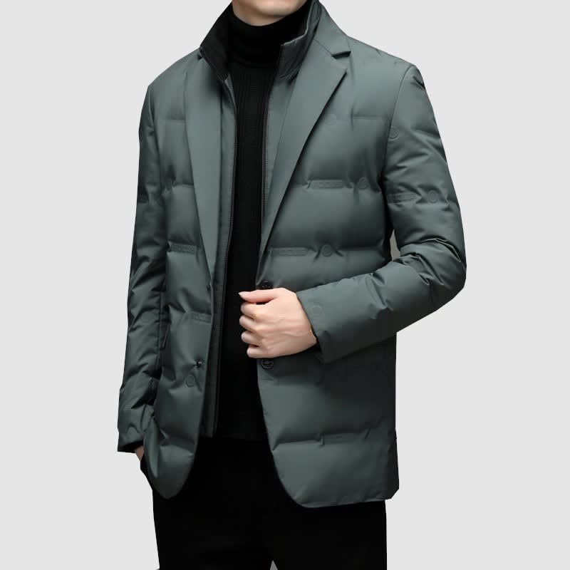 Keith Quilted Down Blazer Jacket_4