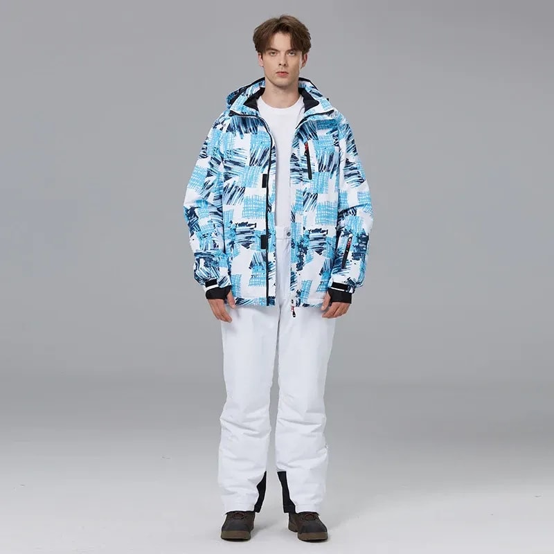 Jamie Printed Ski Jacket and Snow Pants Set_3