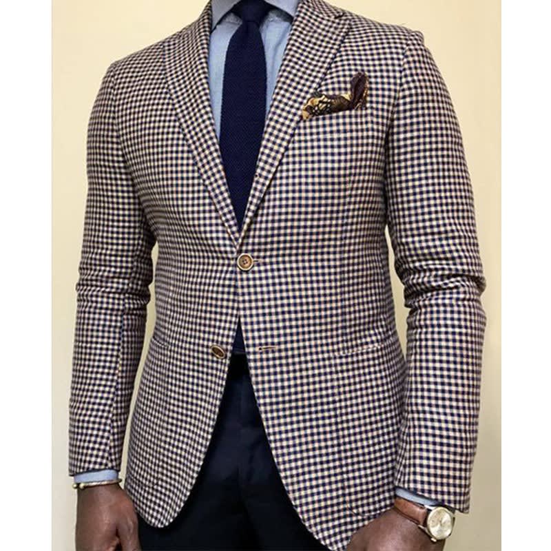 Nikolai Glen Check Tailored Blazer_4