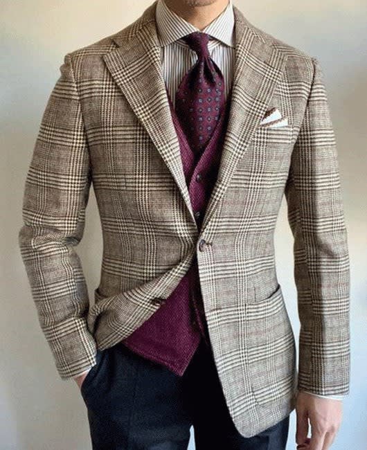 Nikolai Glen Check Tailored Blazer_8