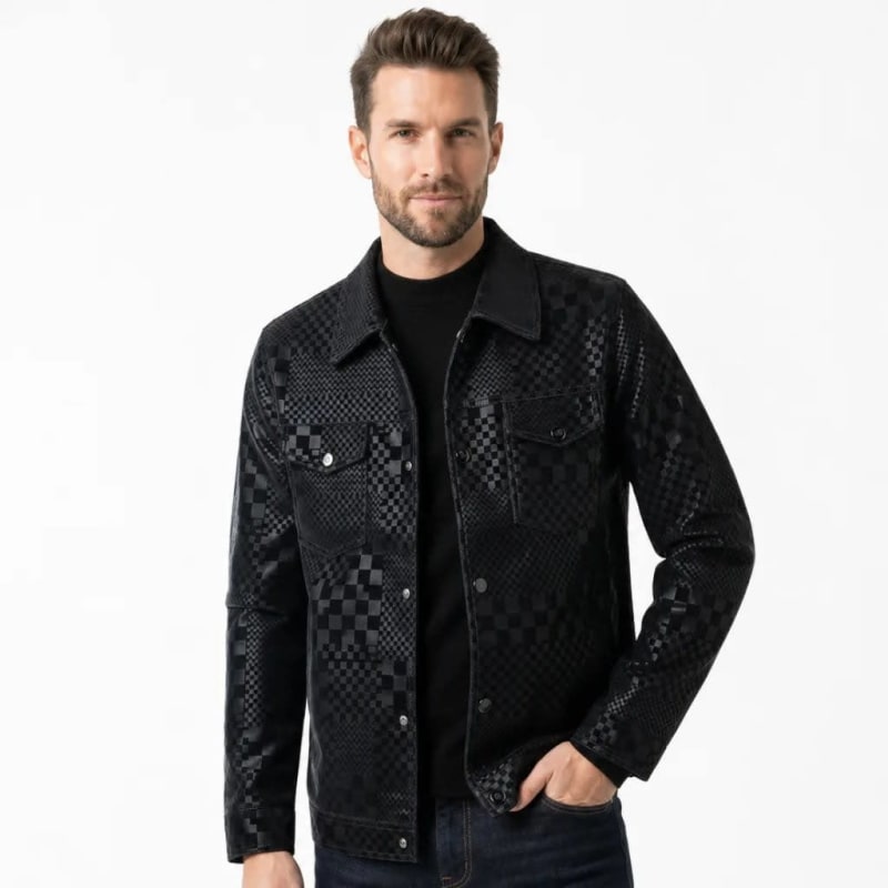 Carlton Checkerboard Shirt Jacket_1