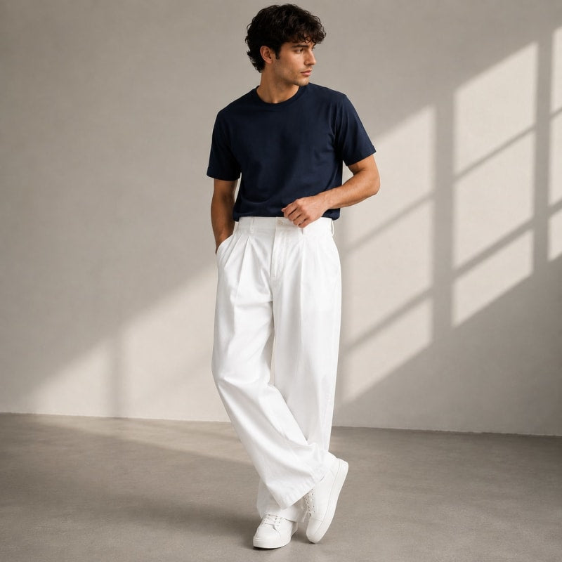 Troy Pleated Wide Leg Pants_1