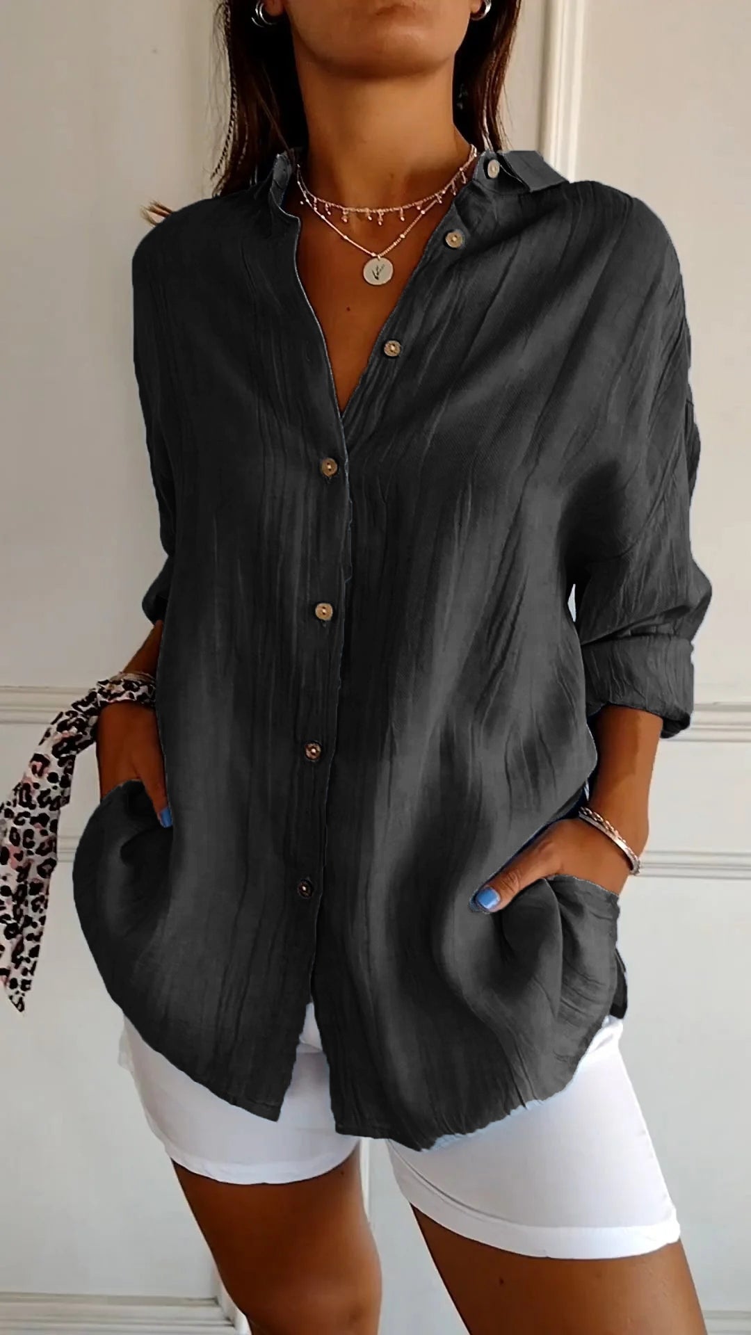 Celeste Linen Summer Shirt
