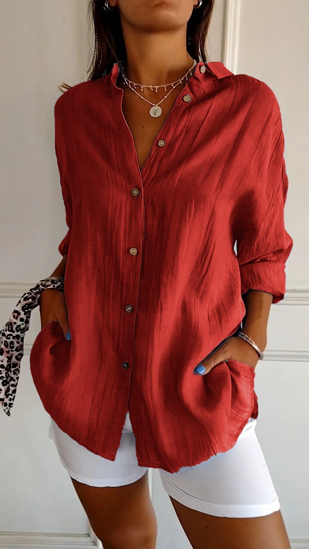 Celeste Linen Summer Shirt