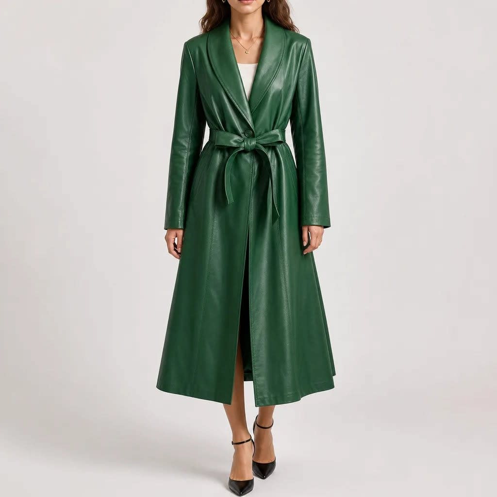 Audrey Belted Faux Leather Maxi Coat_2