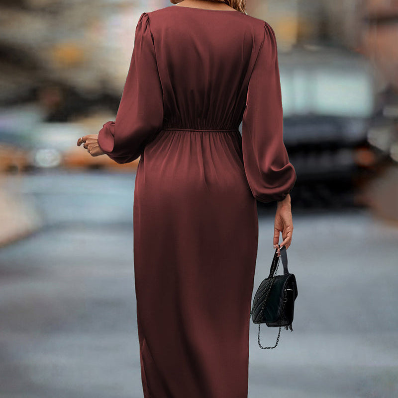 Isabella Moore Wrap Midi Dress