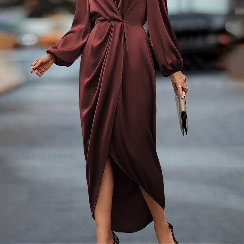 Isabella Moore Wrap Midi Dress
