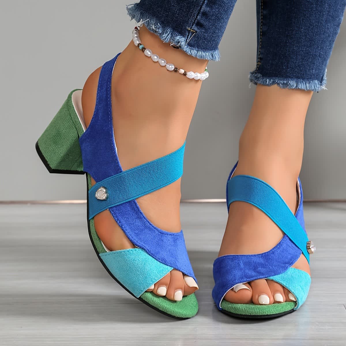 Josie Block Heel Open Toe Sandals_2