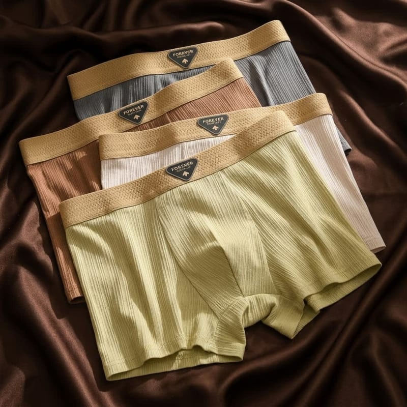 Elias Ribbed Organic Cotton Boxer Briefs_1