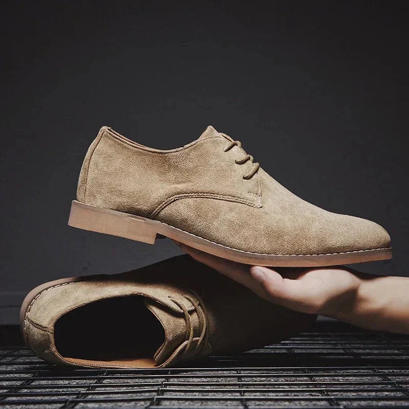 Edward Suede Lace-Up Derby Shoes_4