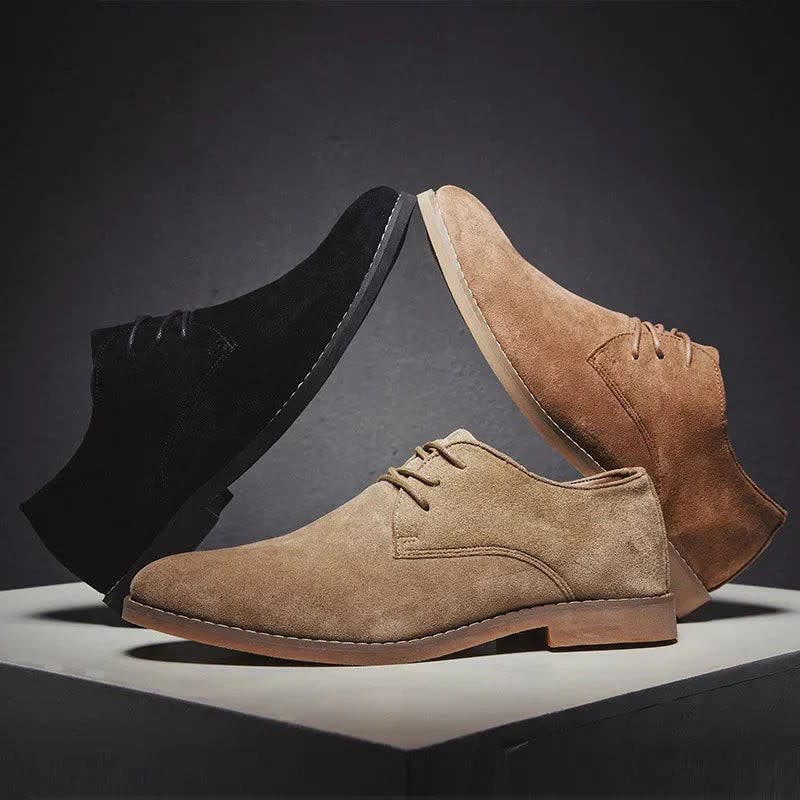 Edward Suede Lace-Up Derby Shoes_5