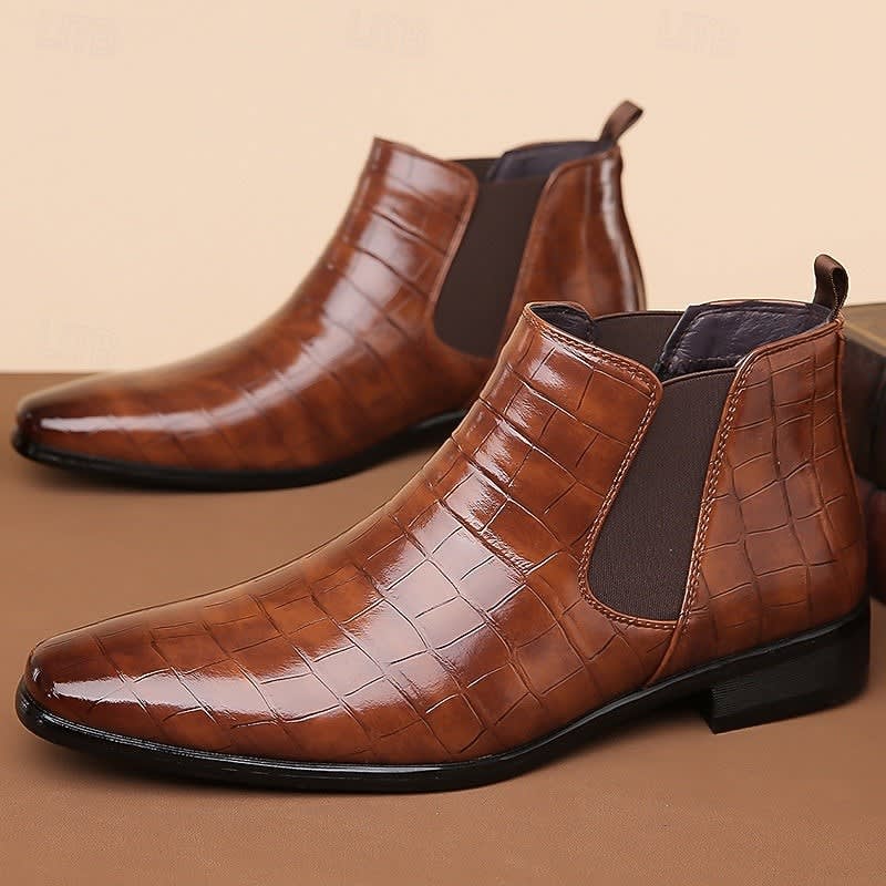 Elliott Croc Texture Chelsea Boots_7