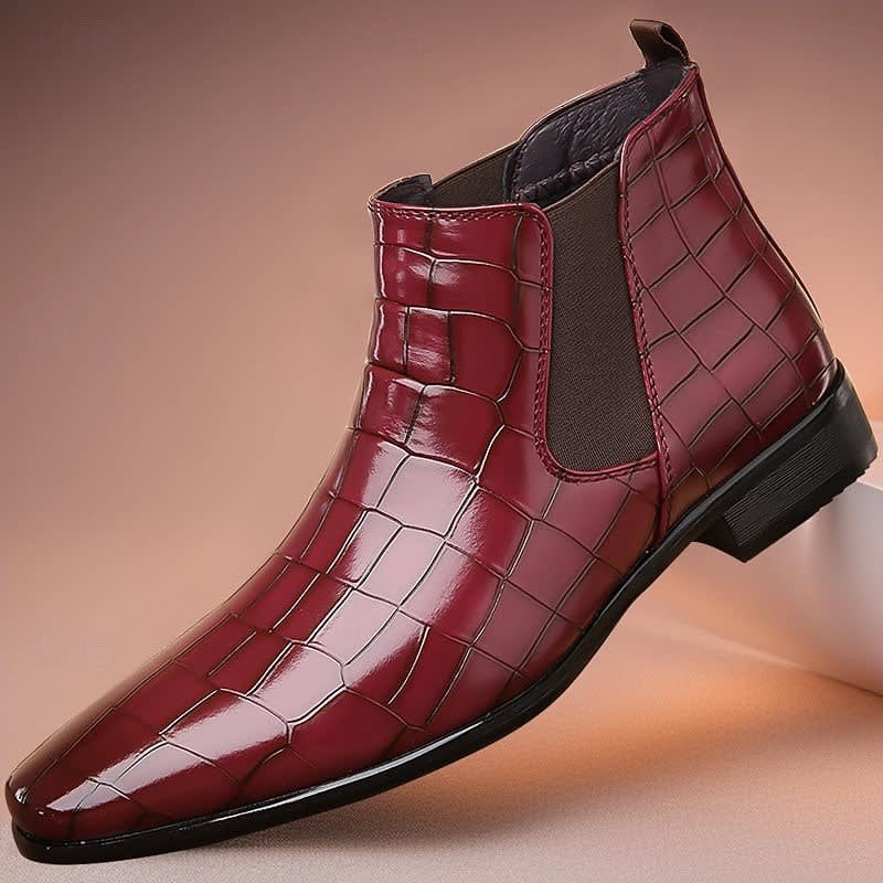 Elliott Croc Texture Chelsea Boots_9