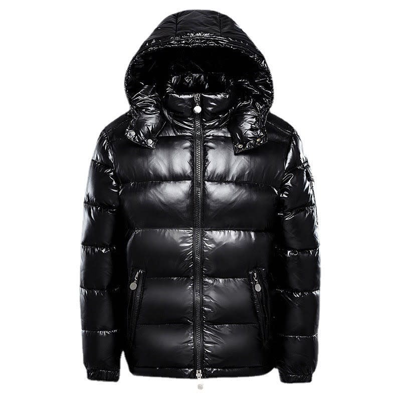 Xavier Glossy Hooded Puffer Jacket_1