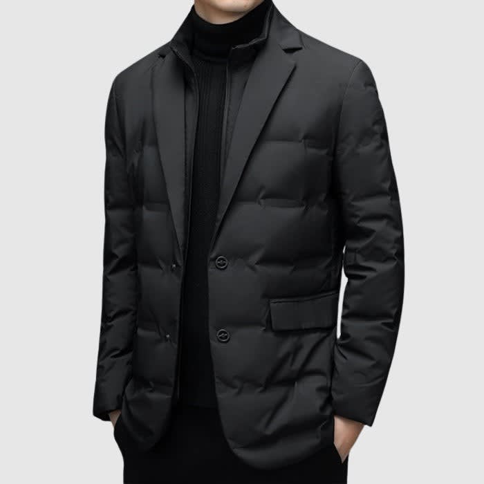 Hamilton Quilted Down Blazer Jacket_6