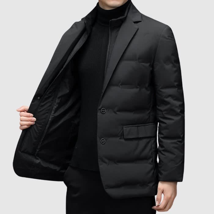Hamilton Quilted Down Blazer Jacket_7