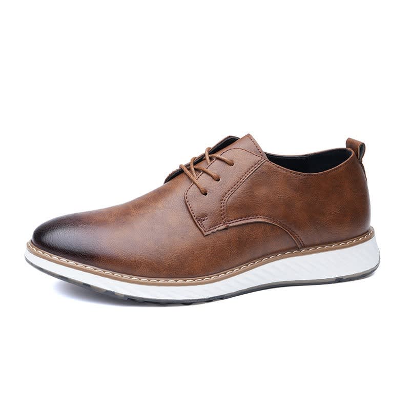 Gilbert Lightweight Leather Derby Shoes_13