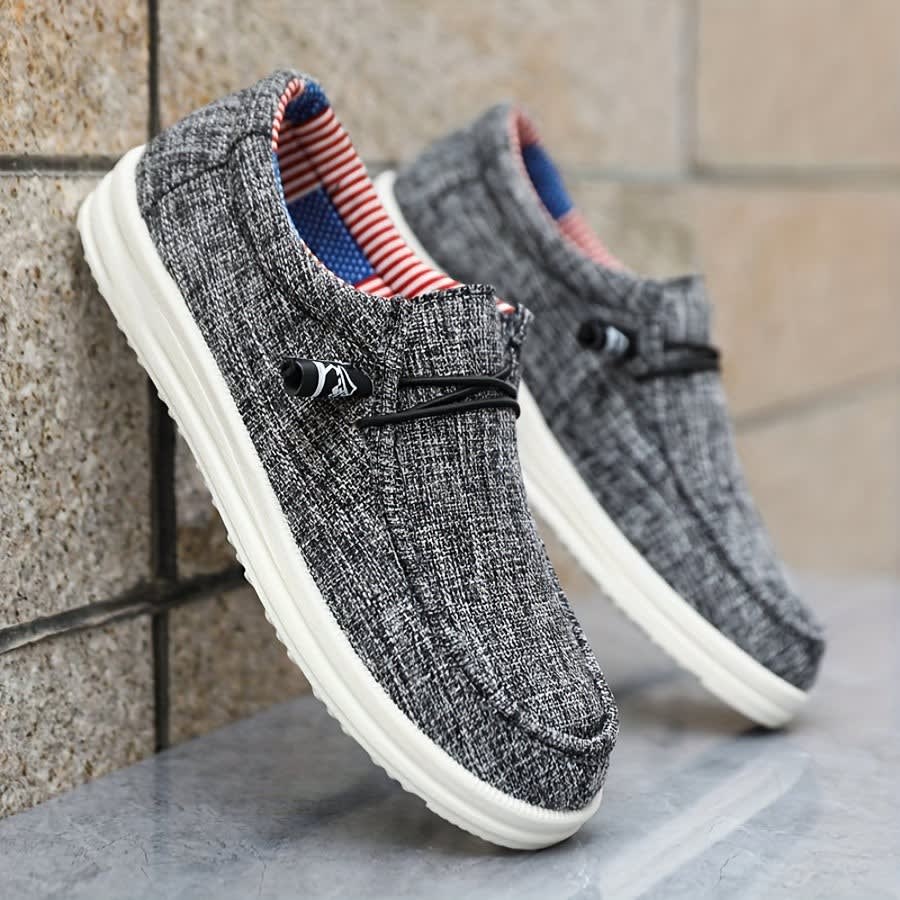 Alex Canvas Slip On Loafers_2