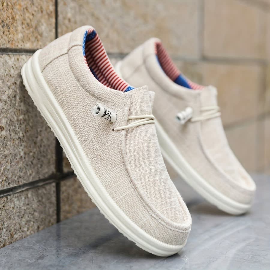 Alex Canvas Slip On Loafers_4