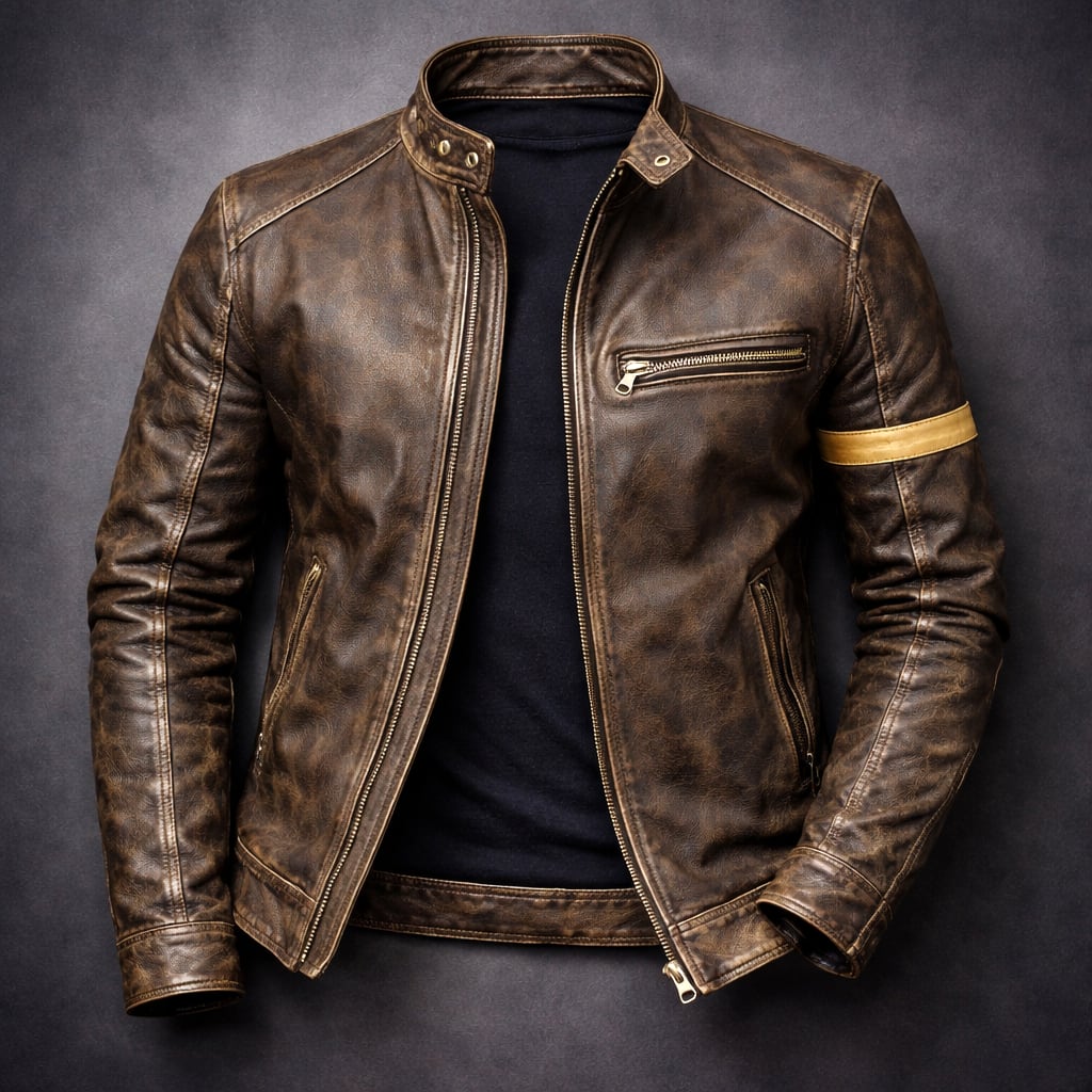 Damien Distressed Leather Moto Jacket_3