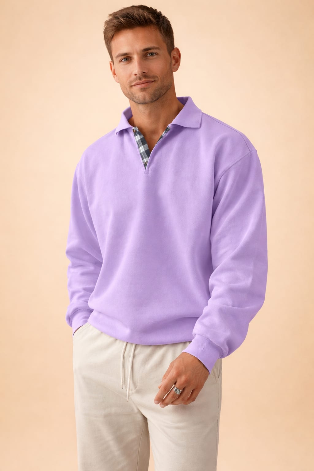 Ives Long Sleeve Knit Polo_10