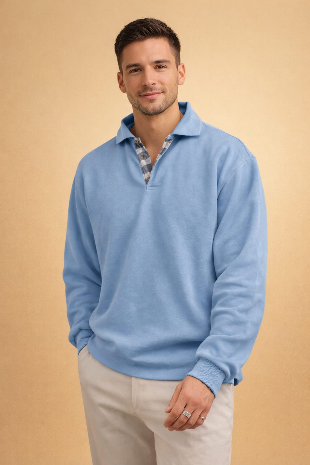 Ives Long Sleeve Knit Polo_2
