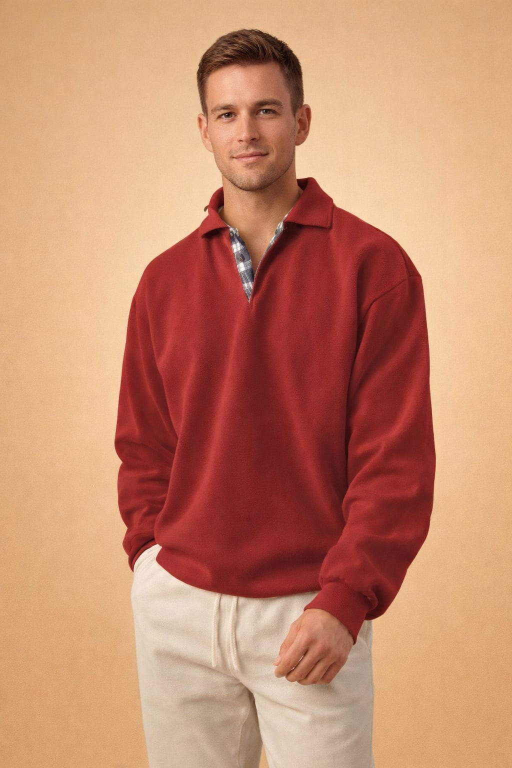 Ives Long Sleeve Knit Polo_5
