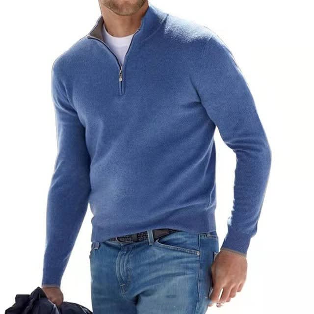 Yates Half Zip Knit Sweater_5