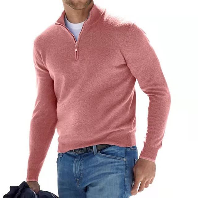 Yates Half Zip Knit Sweater_7