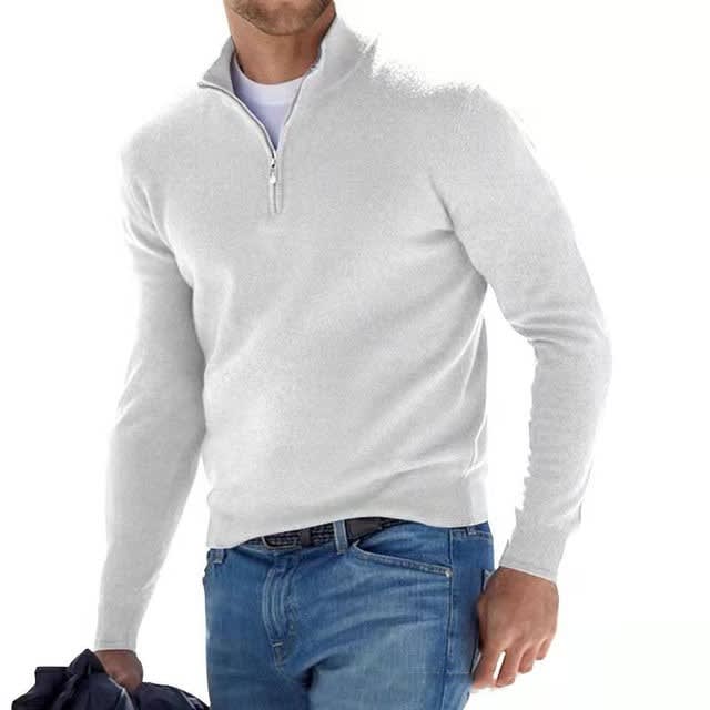 Yates Half Zip Knit Sweater_8