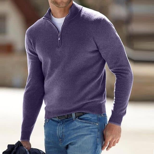 Yates Half Zip Knit Sweater_9