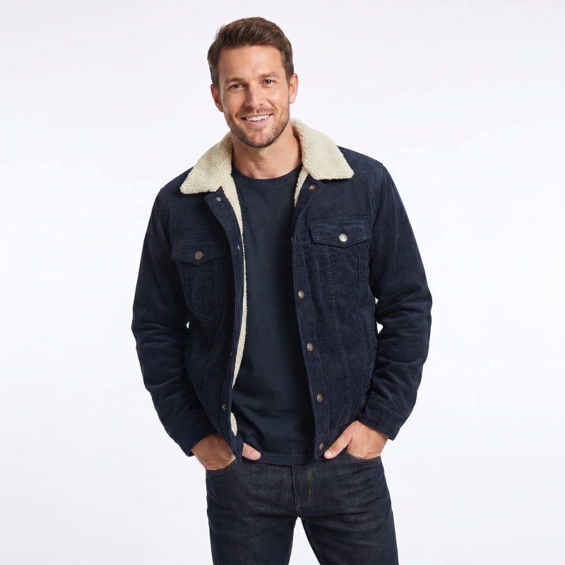 Ellis Sherpa Lined Corduroy Jacket_1