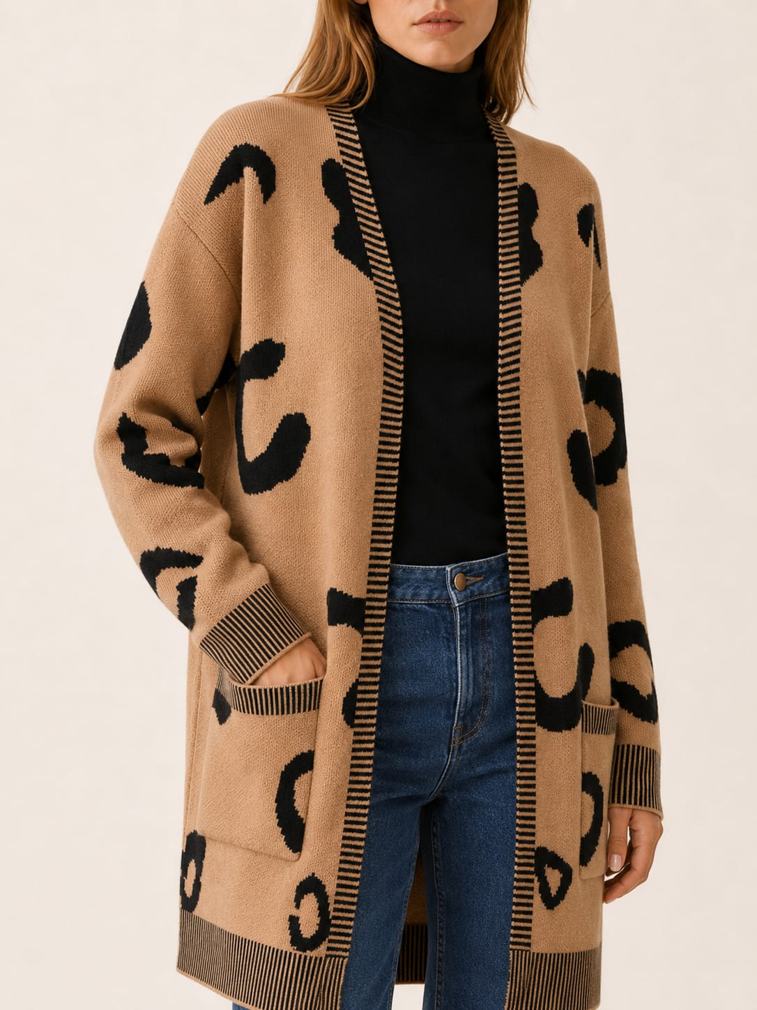 Amara Leopard Print Duster Knit Cardigan_4