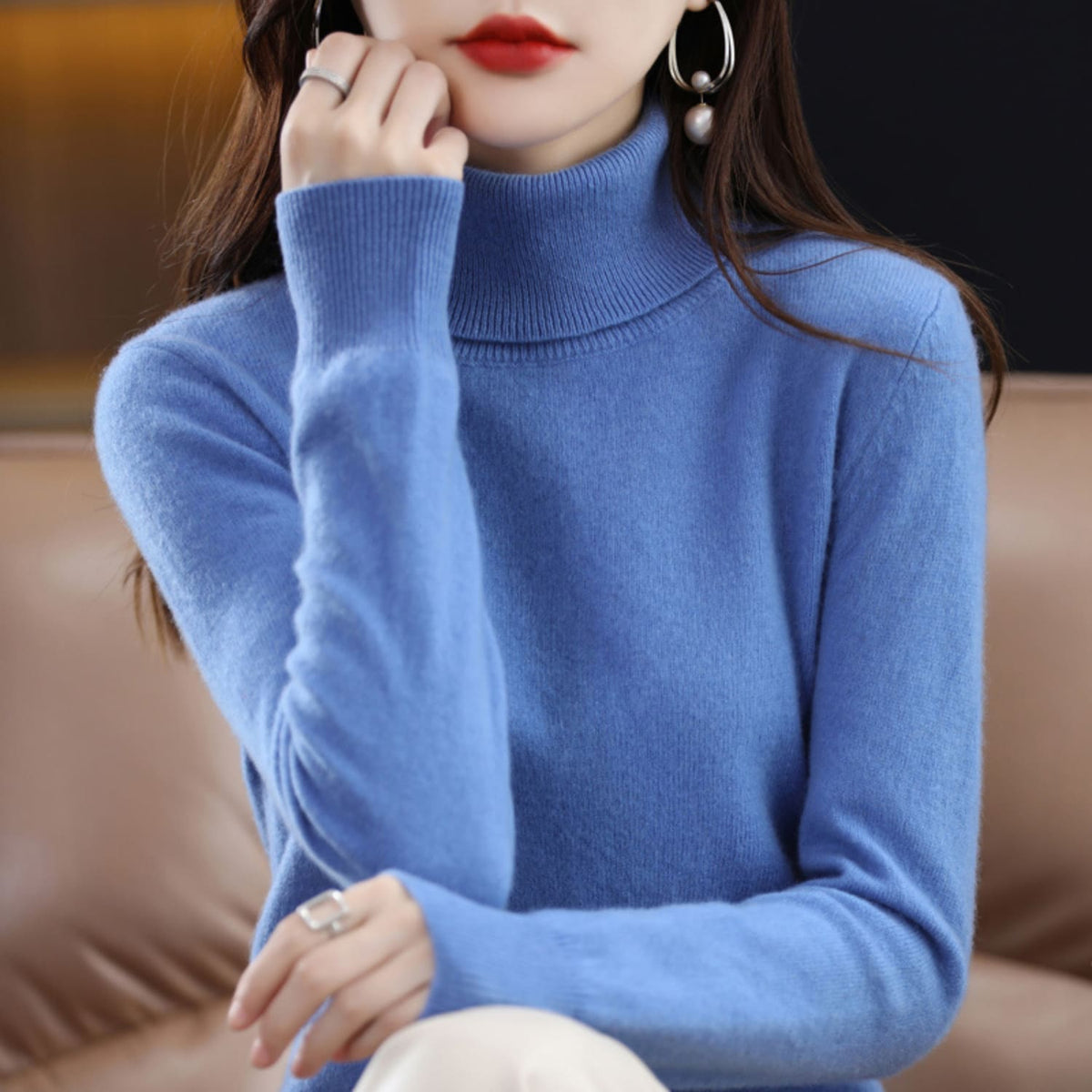 Alessandra Cashmere Turtleneck Sweater_2