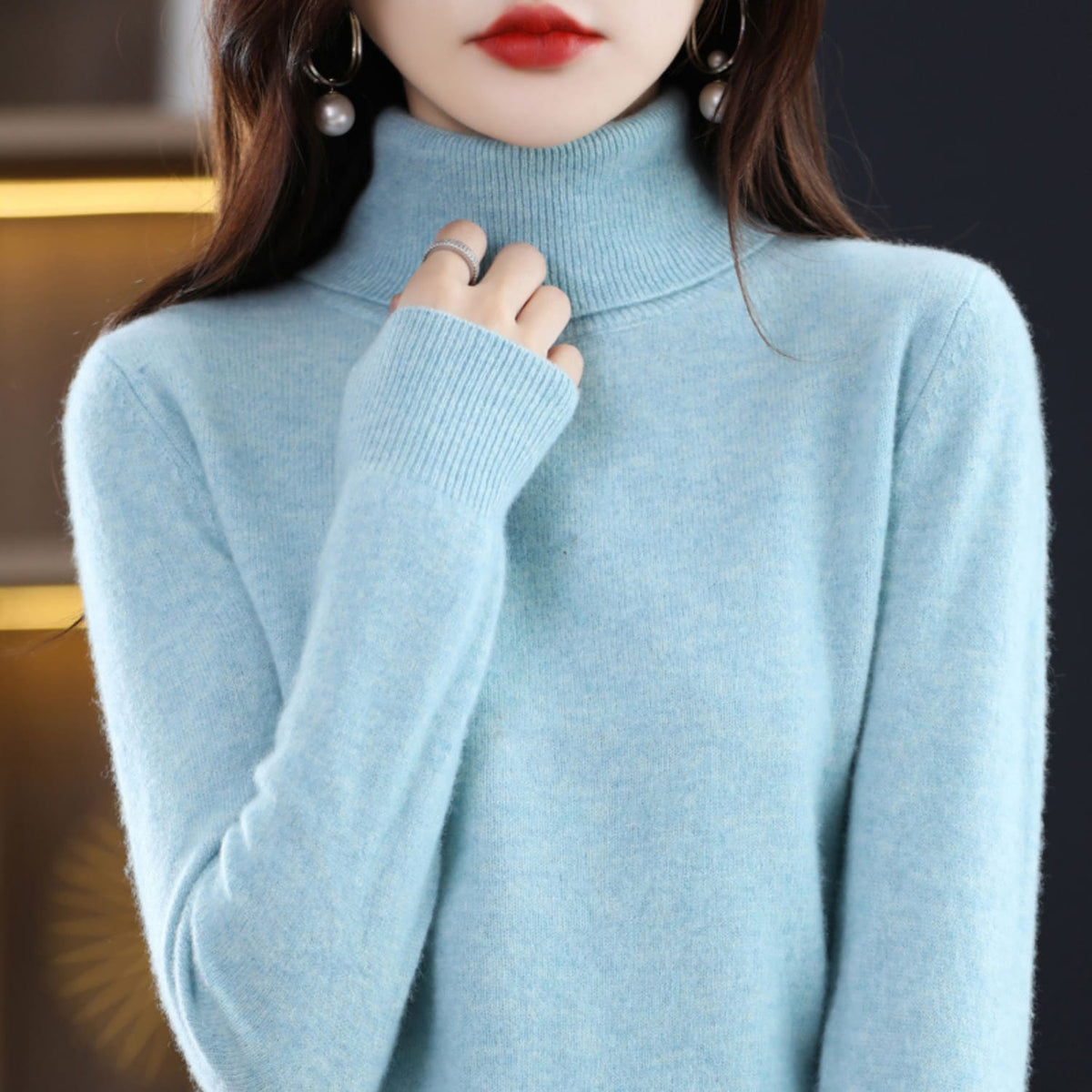 Alessandra Cashmere Turtleneck Sweater_3
