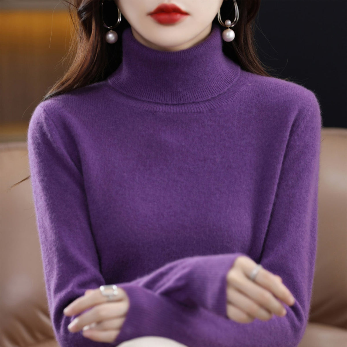 Alessandra Cashmere Turtleneck Sweater_4