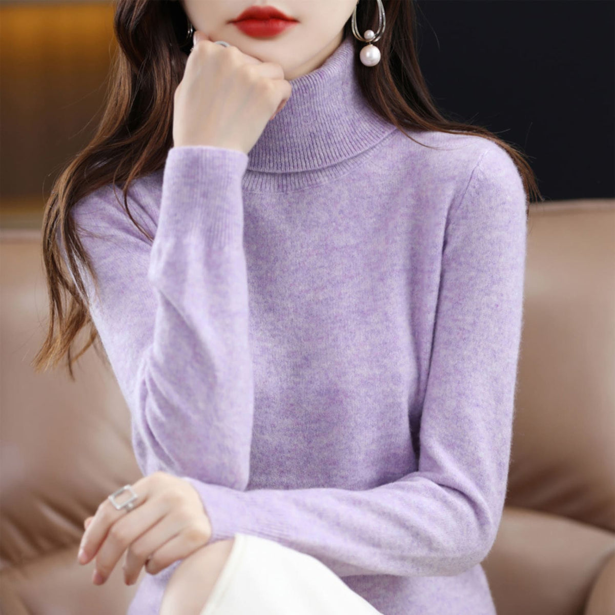 Alessandra Cashmere Turtleneck Sweater_5