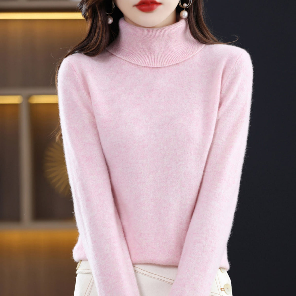 Alessandra Cashmere Turtleneck Sweater_7
