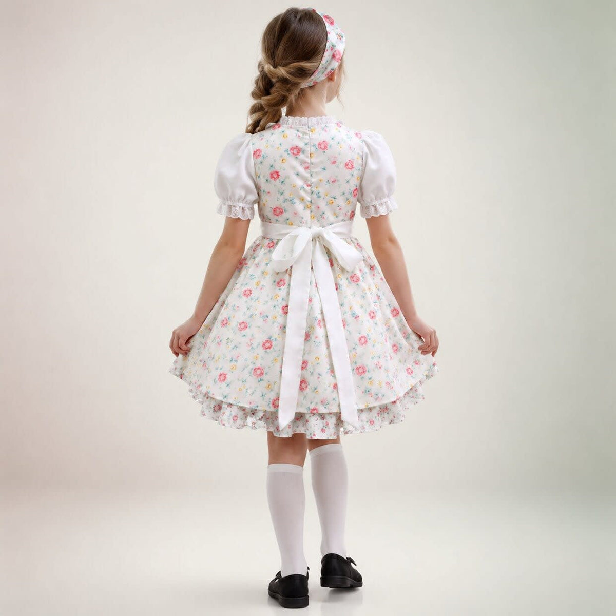 Alayna Girls Floral Oktoberfest Dirndl Dress_2