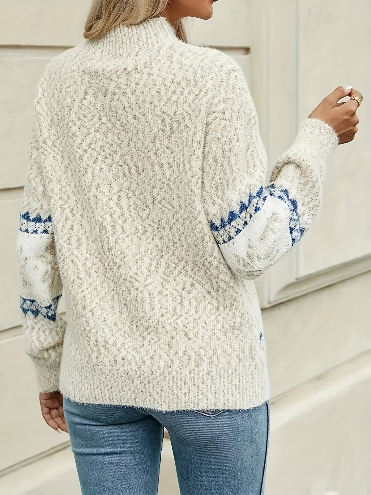 Aurora Fuzzy Fair Isle Christmas Sweater_10